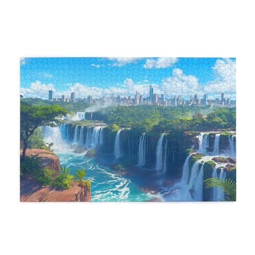 Puzzle 3000 Teile, Puzzle Erwachsene, Holzpuzzle Landschaft Impossible Jigsaw, Clevere Rätsel, HD Farbe Jigsaw mit Geschenkbox Verpackung for Room Decor, Geschenke für Frauen Stadt 122x81cm p-704 Puzzle 3000 Teile, Puzzle Erwachsene, Holzpuzzle Landschaft Impossible Jigsaw, Clevere Rätsel, HD Farbe Jigsaw mit Geschenkbox Verpackung for Room Decor, Geschenke für Frauen Stadt 122x81cm p-704 von Yuammgxi