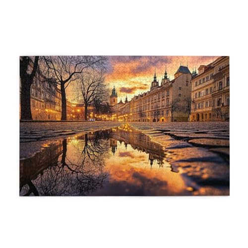 Puzzle 3000 Teile, Puzzle Erwachsene, Holzpuzzle London Impossible Jigsaw, Clevere Rätsel, HD Farbe Jigsaw mit Geschenkbox Verpackung for Room Decor, Geschenke für Frauen Stadt 122x81cm p-300 von Yuammgxi