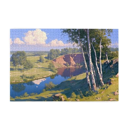 Puzzle 3000 Teile, Puzzle Erwachsene, Holzpuzzle Natur Impossible Jigsaw, Clevere Rätsel, HD Farbe Jigsaw mit Geschenkbox Verpackung for Aesthetic Room Decor, Geschenke für Frauen Baum 122x81cm p-1003 von Yuammgxi