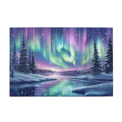 Puzzle 3000 Teile, Puzzle Erwachsene, Holzpuzzle Norwegen Impossible Jigsaw, Clevere Rätsel, HD Farbe Jigsaw mit Geschenkbox Verpackung for Room Decor, Geschenke für Frauen Aurora 122x81cm p-1864 Puzzle 3000 Teile, Puzzle Erwachsene, Holzpuzzle Norwegen Impossible Jigsaw, Clevere Rätsel, HD Farbe Jigsaw mit Geschenkbox Verpackung for Room Decor, Geschenke für Frauen Aurora 122x81cm p-1864 von Yuammgxi