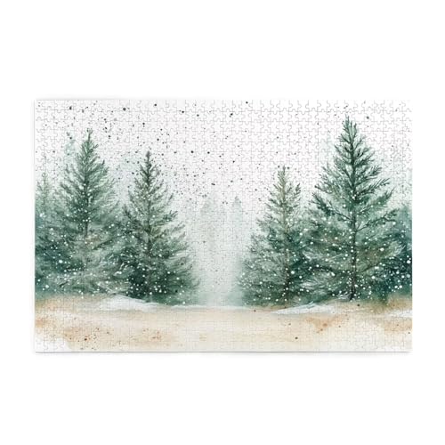 Puzzle 3000 Teile, Puzzle Erwachsene, Holzpuzzle Retro Impossible Jigsaw, Clevere Rätsel, HD Farbe Jigsaw mit Geschenkbox Verpackung for Aesthetic Room Decor, Geschenke für Frauen Baum 122x81cm p-384 von Yuammgxi