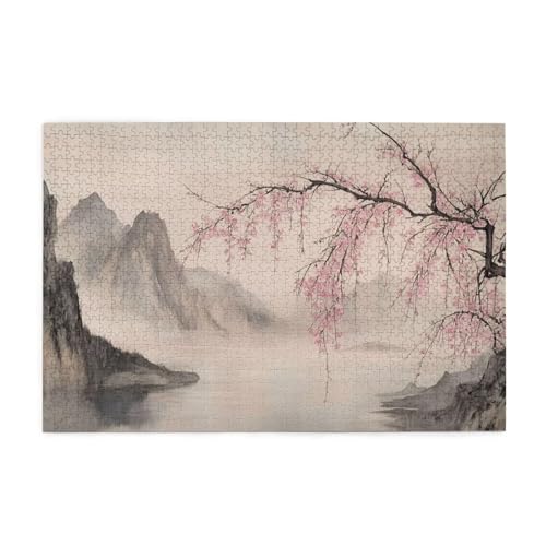 Puzzle 3000 Teile, Puzzle Erwachsene, Holzpuzzle Retro Impossible Jigsaw, Clevere Rätsel, HD Farbe Jigsaw mit Geschenkbox Verpackung for Aesthetic Room Decor, Geschenke für Frauen Berg 122x81cm p-1623 Puzzle 3000 Teile, Puzzle Erwachsene, Holzpuzzle Retro Impossible Jigsaw, Clevere Rätsel, HD Farbe Jigsaw mit Geschenkbox Verpackung for Aesthetic Room Decor, Geschenke für Frauen Berg 122x81cm p-1623 von Yuammgxi
