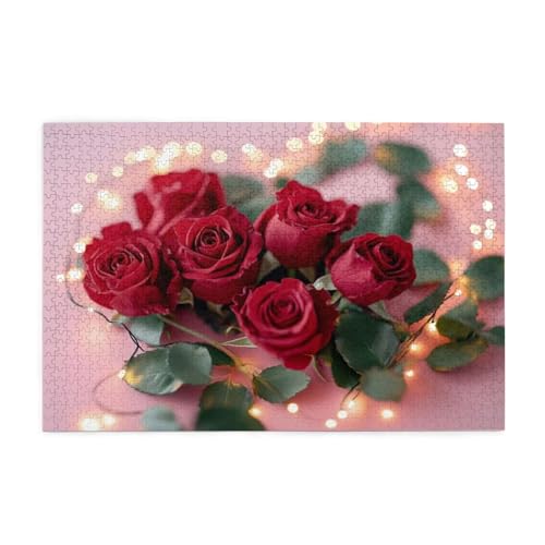 Puzzle 3000 Teile, Puzzle Erwachsene, Holzpuzzle Rose Impossible Jigsaw, Clevere Rätsel, HD Farbe Jigsaw mit Geschenkbox Verpackung for Aesthetic Room Decor, Geschenke für Frauen Blatt 122x81cm p-1400 Puzzle 3000 Teile, Puzzle Erwachsene, Holzpuzzle Rose Impossible Jigsaw, Clevere Rätsel, HD Farbe Jigsaw mit Geschenkbox Verpackung for Aesthetic Room Decor, Geschenke für Frauen Blatt 122x81cm p-1400 von Yuammgxi