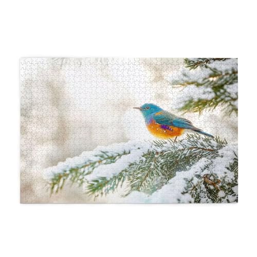 Puzzle 3000 Teile, Puzzle Erwachsene, Holzpuzzle Tier Impossible Jigsaw, Clevere Rätsel, HD Farbe Jigsaw mit Geschenkbox Verpackung for Aesthetic Room Decor, Geschenke für Frauen Winter 122x81cm p-924 von Yuammgxi