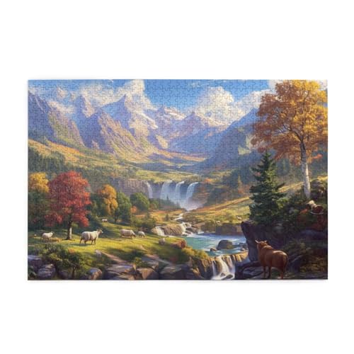 Puzzle 500 Teile, Puzzle Erwachsene, Holzpuzzle Berg Impossible Jigsaw, Clevere Rätsel, HD Farbe Jigsaw mit Geschenkbox Verpackung for Aesthetic Room Decor, Geschenke für Frauen Tier 52x38cm p-978 Puzzle 500 Teile, Puzzle Erwachsene, Holzpuzzle Berg Impossible Jigsaw, Clevere Rätsel, HD Farbe Jigsaw mit Geschenkbox Verpackung for Aesthetic Room Decor, Geschenke für Frauen Tier 52x38cm p-978 von Yuammgxi