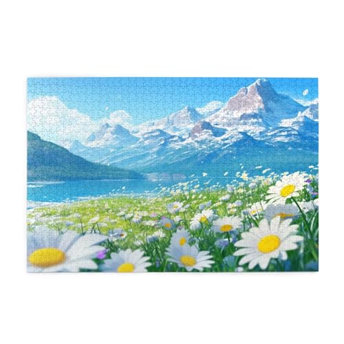 Puzzle 500 Teile, Puzzle Erwachsene, Holzpuzzle Berg Impossible Jigsaw, Clevere Rätsel, HD Farbe Jigsaw mit Geschenkbox Verpackung for Room Decor, Geschenke für Frauen Gänseblümchen 52x38cm p-1276 Puzzle 500 Teile, Puzzle Erwachsene, Holzpuzzle Berg Impossible Jigsaw, Clevere Rätsel, HD Farbe Jigsaw mit Geschenkbox Verpackung for Room Decor, Geschenke für Frauen Gänseblümchen 52x38cm p-1276 von Yuammgxi