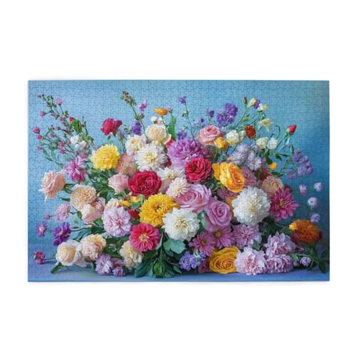 Puzzle 500 Teile, Puzzle Erwachsene, Holzpuzzle Blume Impossible Jigsaw, Clevere Rätsel, HD Farbe Jigsaw mit Geschenkbox Verpackung for Aesthetic Room Decor, Geschenke für Frauen Farbe 52x38cm p-639 Puzzle 500 Teile, Puzzle Erwachsene, Holzpuzzle Blume Impossible Jigsaw, Clevere Rätsel, HD Farbe Jigsaw mit Geschenkbox Verpackung for Aesthetic Room Decor, Geschenke für Frauen Farbe 52x38cm p-639 von Yuammgxi
