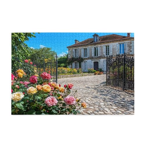 Puzzle 500 Teile, Puzzle Erwachsene, Holzpuzzle Blume Impossible Jigsaw, Clevere Rätsel, HD Farbe Jigsaw mit Geschenkbox Verpackung for Room Decor, Geschenke für Frauen Architektur 52x38cm p-442 Puzzle 500 Teile, Puzzle Erwachsene, Holzpuzzle Blume Impossible Jigsaw, Clevere Rätsel, HD Farbe Jigsaw mit Geschenkbox Verpackung for Room Decor, Geschenke für Frauen Architektur 52x38cm p-442 von Yuammgxi