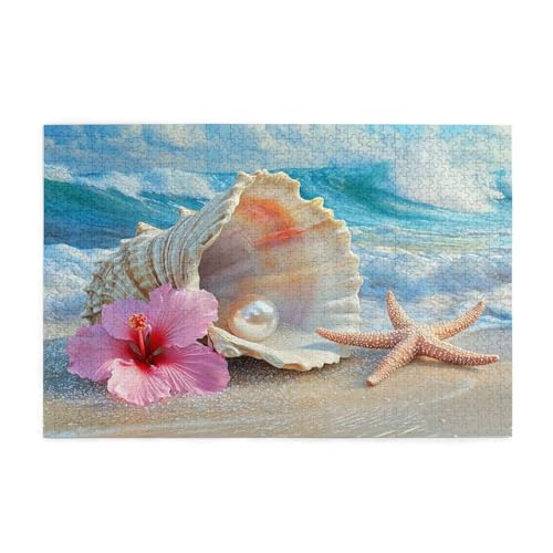 Puzzle 500 Teile, Puzzle Erwachsene, Holzpuzzle Blume Impossible Jigsaw, Clevere Rätsel, HD Farbe Jigsaw mit Geschenkbox Verpackung for Room Decor, Geschenke für Frauen Fantasie 52x38cm p-1191 von Yuammgxi