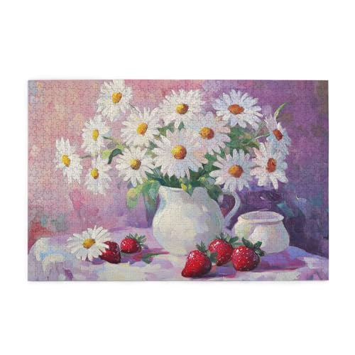 Puzzle 500 Teile, Puzzle Erwachsene, Holzpuzzle Blume Impossible Jigsaw, Clevere Rätsel, HD Farbe Jigsaw mit Geschenkbox Verpackung for Room Decor, Geschenke für Frauen Gänseblümchen 52x38cm p-3 Puzzle 500 Teile, Puzzle Erwachsene, Holzpuzzle Blume Impossible Jigsaw, Clevere Rätsel, HD Farbe Jigsaw mit Geschenkbox Verpackung for Room Decor, Geschenke für Frauen Gänseblümchen 52x38cm p-3 von Yuammgxi