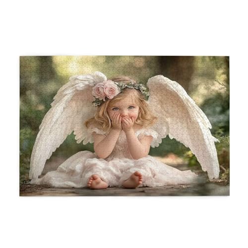 Puzzle 500 Teile, Puzzle Erwachsene, Holzpuzzle Engel Impossible Jigsaw, Clevere Rätsel, HD Farbe Jigsaw mit Geschenkbox Verpackung for Room Decor, Geschenke für Frauen Landschaft 52x38cm p-1058 Puzzle 500 Teile, Puzzle Erwachsene, Holzpuzzle Engel Impossible Jigsaw, Clevere Rätsel, HD Farbe Jigsaw mit Geschenkbox Verpackung for Room Decor, Geschenke für Frauen Landschaft 52x38cm p-1058 von Yuammgxi