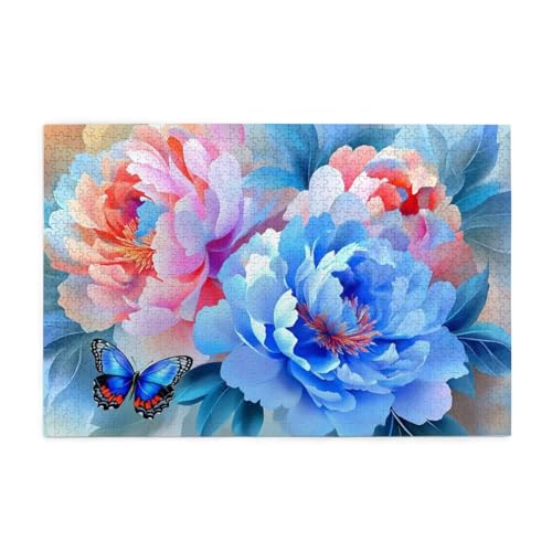 Puzzle 500 Teile, Puzzle Erwachsene, Holzpuzzle Farbe Impossible Jigsaw, Clevere Rätsel, Farbe Jigsaw mit Geschenkbox Verpackung for Room Decor, Geschenke für Frauen Pfingstrosenblumen 52x38cm p-1275 Puzzle 500 Teile, Puzzle Erwachsene, Holzpuzzle Farbe Impossible Jigsaw, Clevere Rätsel, Farbe Jigsaw mit Geschenkbox Verpackung for Room Decor, Geschenke für Frauen Pfingstrosenblumen 52x38cm p-1275 von Yuammgxi