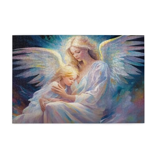 Puzzle 500 Teile, Puzzle Erwachsene, Holzpuzzle Frau Impossible Jigsaw, Clevere Rätsel, HD Farbe Jigsaw mit Geschenkbox Verpackung for Aesthetic Room Decor, Geschenke für Frauen Engel 52x38cm p-1802 Puzzle 500 Teile, Puzzle Erwachsene, Holzpuzzle Frau Impossible Jigsaw, Clevere Rätsel, HD Farbe Jigsaw mit Geschenkbox Verpackung for Aesthetic Room Decor, Geschenke für Frauen Engel 52x38cm p-1802 von Yuammgxi