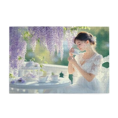 Puzzle 500 Teile, Puzzle Erwachsene, Holzpuzzle Frau Impossible Jigsaw, Clevere Rätsel, HD Farbe Jigsaw mit Geschenkbox Verpackung for Aesthetic Room Decor, Geschenke für Frauen Garten 52x38cm p-1544 Puzzle 500 Teile, Puzzle Erwachsene, Holzpuzzle Frau Impossible Jigsaw, Clevere Rätsel, HD Farbe Jigsaw mit Geschenkbox Verpackung for Aesthetic Room Decor, Geschenke für Frauen Garten 52x38cm p-1544 von Yuammgxi