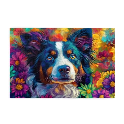 Puzzle 500 Teile, Puzzle Erwachsene, Holzpuzzle Hund Impossible Jigsaw, Clevere Rätsel, HD Farbe Jigsaw mit Geschenkbox Verpackung for Aesthetic Room Decor, Geschenke für Frauen Farbe 52x38cm p-1392 Puzzle 500 Teile, Puzzle Erwachsene, Holzpuzzle Hund Impossible Jigsaw, Clevere Rätsel, HD Farbe Jigsaw mit Geschenkbox Verpackung for Aesthetic Room Decor, Geschenke für Frauen Farbe 52x38cm p-1392 von Yuammgxi
