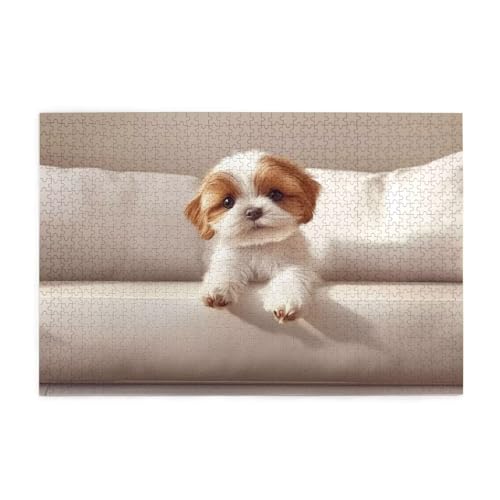 Puzzle 500 Teile, Puzzle Erwachsene, Holzpuzzle Hund Impossible Jigsaw, Clevere Rätsel, HD Farbe Jigsaw mit Geschenkbox Verpackung for Room Decor, Geschenke für Frauen Niedlich 52x38cm p-1688 Puzzle 500 Teile, Puzzle Erwachsene, Holzpuzzle Hund Impossible Jigsaw, Clevere Rätsel, HD Farbe Jigsaw mit Geschenkbox Verpackung for Room Decor, Geschenke für Frauen Niedlich 52x38cm p-1688 von Yuammgxi