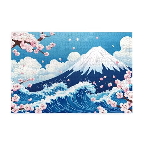 Puzzle 500 Teile, Puzzle Erwachsene, Holzpuzzle Japan Impossible Jigsaw, Clevere Rätsel, HD Farbe Jigsaw mit Geschenkbox Verpackung for Aesthetic Room Decor, Geschenke für Frauen Berg 52x38cm p-867 Puzzle 500 Teile, Puzzle Erwachsene, Holzpuzzle Japan Impossible Jigsaw, Clevere Rätsel, HD Farbe Jigsaw mit Geschenkbox Verpackung for Aesthetic Room Decor, Geschenke für Frauen Berg 52x38cm p-867 von Yuammgxi