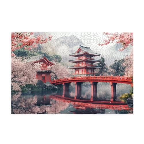 Puzzle 500 Teile, Puzzle Erwachsene, Holzpuzzle Japan Impossible Jigsaw, Clevere Rätsel, HD Farbe Jigsaw mit Geschenkbox Verpackung for Aesthetic Room Decor, Geschenke für Frauen Brücke 52x38cm p-1152 Puzzle 500 Teile, Puzzle Erwachsene, Holzpuzzle Japan Impossible Jigsaw, Clevere Rätsel, HD Farbe Jigsaw mit Geschenkbox Verpackung for Aesthetic Room Decor, Geschenke für Frauen Brücke 52x38cm p-1152 von Yuammgxi