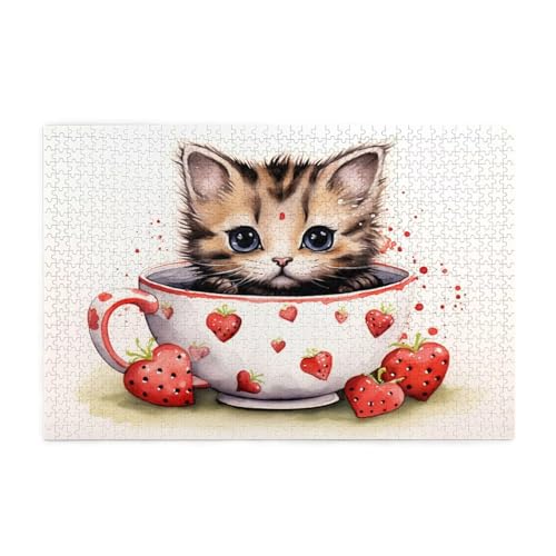 Puzzle 500 Teile, Puzzle Erwachsene, Holzpuzzle Katze Impossible Jigsaw, Clevere Rätsel, HD Farbe Jigsaw mit Geschenkbox Verpackung for Aesthetic Room Decor, Geschenke für Frauen Obst 52x38cm p-1705 Puzzle 500 Teile, Puzzle Erwachsene, Holzpuzzle Katze Impossible Jigsaw, Clevere Rätsel, HD Farbe Jigsaw mit Geschenkbox Verpackung for Aesthetic Room Decor, Geschenke für Frauen Obst 52x38cm p-1705 von Yuammgxi