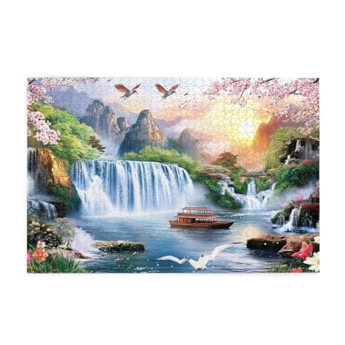 Puzzle 500 Teile, Puzzle Erwachsene, Holzpuzzle Landschaft Impossible Jigsaw, Clevere Rätsel, HD Farbe Jigsaw mit Geschenkbox Verpackung for Room Decor, Geschenke für Frauen Boot 52x38cm p-1221 Puzzle 500 Teile, Puzzle Erwachsene, Holzpuzzle Landschaft Impossible Jigsaw, Clevere Rätsel, HD Farbe Jigsaw mit Geschenkbox Verpackung for Room Decor, Geschenke für Frauen Boot 52x38cm p-1221 von Yuammgxi