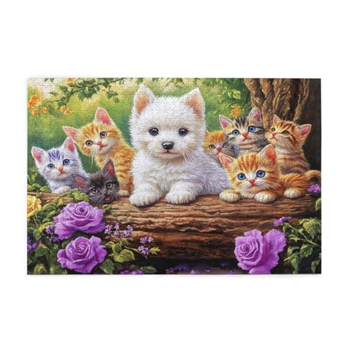 Puzzle 500 Teile, Puzzle Erwachsene, Holzpuzzle Landschaft Impossible Jigsaw, Clevere Rätsel, HD Farbe Jigsaw mit Geschenkbox Verpackung for Room Decor, Geschenke für Frauen Katze 52x38cm p-720 Puzzle 500 Teile, Puzzle Erwachsene, Holzpuzzle Landschaft Impossible Jigsaw, Clevere Rätsel, HD Farbe Jigsaw mit Geschenkbox Verpackung for Room Decor, Geschenke für Frauen Katze 52x38cm p-720 von Yuammgxi