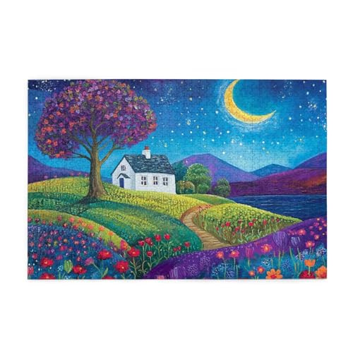 Puzzle 500 Teile, Puzzle Erwachsene, Holzpuzzle Landschaft Impossible Jigsaw, Clevere Rätsel, HD Farbe Jigsaw mit Geschenkbox Verpackung for Room Decor, Geschenke für Frauen Ländlich 52x38cm p-474 Puzzle 500 Teile, Puzzle Erwachsene, Holzpuzzle Landschaft Impossible Jigsaw, Clevere Rätsel, HD Farbe Jigsaw mit Geschenkbox Verpackung for Room Decor, Geschenke für Frauen Ländlich 52x38cm p-474 von Yuammgxi