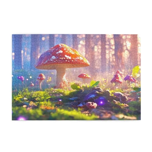 Puzzle 500 Teile, Puzzle Erwachsene, Holzpuzzle Landschaft Impossible Jigsaw, Clevere Rätsel, HD Farbe Jigsaw mit Geschenkbox Verpackung for Room Decor, Geschenke für Frauen Pilz 52x38cm p-1837 Puzzle 500 Teile, Puzzle Erwachsene, Holzpuzzle Landschaft Impossible Jigsaw, Clevere Rätsel, HD Farbe Jigsaw mit Geschenkbox Verpackung for Room Decor, Geschenke für Frauen Pilz 52x38cm p-1837 von Yuammgxi