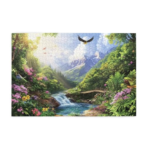Puzzle 500 Teile, Puzzle Erwachsene, Holzpuzzle Landschaft Impossible Jigsaw, Clevere Rätsel, HD Farbe Jigsaw mit Geschenkbox Verpackung for Room Decor, Geschenke für Frauen Sommer 52x38cm p-1145 Puzzle 500 Teile, Puzzle Erwachsene, Holzpuzzle Landschaft Impossible Jigsaw, Clevere Rätsel, HD Farbe Jigsaw mit Geschenkbox Verpackung for Room Decor, Geschenke für Frauen Sommer 52x38cm p-1145 von Yuammgxi