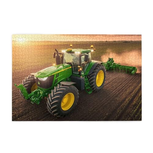 Puzzle 500 Teile, Puzzle Erwachsene, Holzpuzzle Landschaft Impossible Jigsaw, Clevere Rätsel, HD Farbe Jigsaw mit Geschenkbox Verpackung for Room Decor, Geschenke für Frauen Traktor 52x38cm p-642 Puzzle 500 Teile, Puzzle Erwachsene, Holzpuzzle Landschaft Impossible Jigsaw, Clevere Rätsel, HD Farbe Jigsaw mit Geschenkbox Verpackung for Room Decor, Geschenke für Frauen Traktor 52x38cm p-642 von Yuammgxi