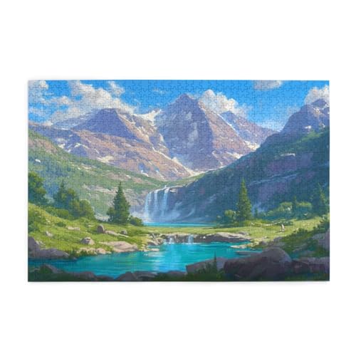 Puzzle 500 Teile, Puzzle Erwachsene, Holzpuzzle Natur Impossible Jigsaw, Clevere Rätsel, HD Farbe Jigsaw mit Geschenkbox Verpackung for Aesthetic Room Decor, Geschenke für Frauen Berg 52x38cm p-577 Puzzle 500 Teile, Puzzle Erwachsene, Holzpuzzle Natur Impossible Jigsaw, Clevere Rätsel, HD Farbe Jigsaw mit Geschenkbox Verpackung for Aesthetic Room Decor, Geschenke für Frauen Berg 52x38cm p-577 von Yuammgxi