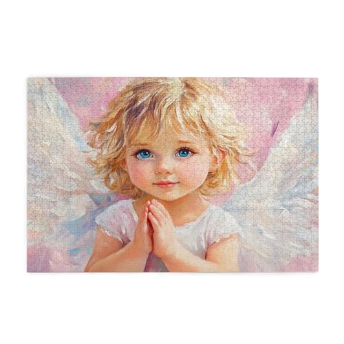 Puzzle 500 Teile, Puzzle Erwachsene, Holzpuzzle Niedlich Impossible Jigsaw, Clevere Rätsel, HD Farbe Jigsaw mit Geschenkbox Verpackung for Room Decor, Geschenke für Frauen Engel 52x38cm p-1703 Puzzle 500 Teile, Puzzle Erwachsene, Holzpuzzle Niedlich Impossible Jigsaw, Clevere Rätsel, HD Farbe Jigsaw mit Geschenkbox Verpackung for Room Decor, Geschenke für Frauen Engel 52x38cm p-1703 von Yuammgxi
