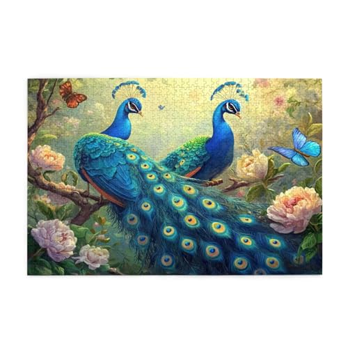 Puzzle 500 Teile, Puzzle Erwachsene, Holzpuzzle Pfau Impossible Jigsaw, Clevere Rätsel, HD Farbe Jigsaw mit Geschenkbox Verpackung for Room Decor, Geschenke für Frauen Schmetterling 52x38cm p-1441 Puzzle 500 Teile, Puzzle Erwachsene, Holzpuzzle Pfau Impossible Jigsaw, Clevere Rätsel, HD Farbe Jigsaw mit Geschenkbox Verpackung for Room Decor, Geschenke für Frauen Schmetterling 52x38cm p-1441 von Yuammgxi