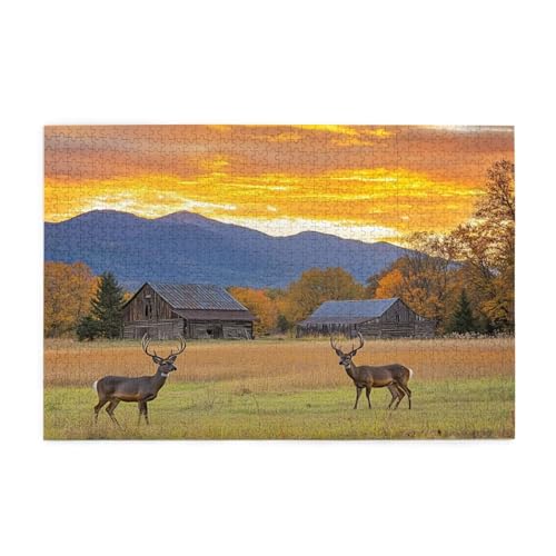 Puzzle 500 Teile, Puzzle Erwachsene, Holzpuzzle Reh Impossible Jigsaw, Clevere Rätsel, HD Farbe Jigsaw mit Geschenkbox Verpackung for Aesthetic Room Decor, Geschenke für Frauen Feld 52x38cm p-1190 Puzzle 500 Teile, Puzzle Erwachsene, Holzpuzzle Reh Impossible Jigsaw, Clevere Rätsel, HD Farbe Jigsaw mit Geschenkbox Verpackung for Aesthetic Room Decor, Geschenke für Frauen Feld 52x38cm p-1190 von Yuammgxi
