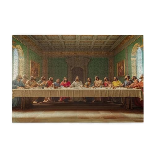 Puzzle 500 Teile, Puzzle Erwachsene, Holzpuzzle Religion Impossible Jigsaw, Clevere Rätsel, Farbe Jigsaw Geschenkbox Verpackung for Room Decor, Geschenke für Frauen Das letzte Abendmahl 52x38cm p-1493 Puzzle 500 Teile, Puzzle Erwachsene, Holzpuzzle Religion Impossible Jigsaw, Clevere Rätsel, Farbe Jigsaw Geschenkbox Verpackung for Room Decor, Geschenke für Frauen Das letzte Abendmahl 52x38cm p-1493 von Yuammgxi