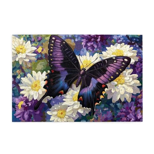 Puzzle 500 Teile, Puzzle Erwachsene, Holzpuzzle Schmetterling Impossible Jigsaw, Clevere Rätsel, HD Farbe Jigsaw mit Geschenkbox Verpackung for Room Decor, Geschenke für Frauen Blume 52x38cm p-1752 Puzzle 500 Teile, Puzzle Erwachsene, Holzpuzzle Schmetterling Impossible Jigsaw, Clevere Rätsel, HD Farbe Jigsaw mit Geschenkbox Verpackung for Room Decor, Geschenke für Frauen Blume 52x38cm p-1752 von Yuammgxi