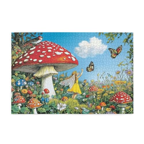 Puzzle 500 Teile, Puzzle Erwachsene, Holzpuzzle Schmetterling Impossible Jigsaw, Clevere Rätsel, HD Farbe Jigsaw mit Geschenkbox Verpackung for Room Decor, Geschenke für Frauen Pilz 52x38cm p-1935 Puzzle 500 Teile, Puzzle Erwachsene, Holzpuzzle Schmetterling Impossible Jigsaw, Clevere Rätsel, HD Farbe Jigsaw mit Geschenkbox Verpackung for Room Decor, Geschenke für Frauen Pilz 52x38cm p-1935 von Yuammgxi