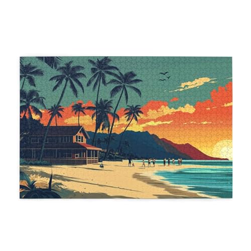 Puzzle 500 Teile, Puzzle Erwachsene, Holzpuzzle Strand Impossible Jigsaw, Clevere Rätsel, HD Farbe Jigsaw mit Geschenkbox Verpackung for Room Decor, Geschenke für Frauen Architektur 52x38cm p-1209 Puzzle 500 Teile, Puzzle Erwachsene, Holzpuzzle Strand Impossible Jigsaw, Clevere Rätsel, HD Farbe Jigsaw mit Geschenkbox Verpackung for Room Decor, Geschenke für Frauen Architektur 52x38cm p-1209 von Yuammgxi