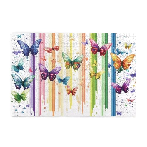 Puzzle 500 Teile, Puzzle Erwachsene, Holzpuzzle Tier Impossible Jigsaw, Clevere Rätsel, HD Farbe Jigsaw mit Geschenkbox Verpackung for Room Decor, Geschenke für Frauen Schmetterling 52x38cm p-2027 Puzzle 500 Teile, Puzzle Erwachsene, Holzpuzzle Tier Impossible Jigsaw, Clevere Rätsel, HD Farbe Jigsaw mit Geschenkbox Verpackung for Room Decor, Geschenke für Frauen Schmetterling 52x38cm p-2027 von Yuammgxi