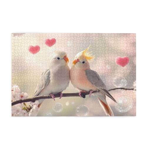 Puzzle 500 Teile, Puzzle Erwachsene, Holzpuzzle Vogel Impossible Jigsaw, Clevere Rätsel, HD Farbe Jigsaw mit Geschenkbox Verpackung for Aesthetic Room Decor, Geschenke für Frauen Liebe 52x38cm p-1872 Puzzle 500 Teile, Puzzle Erwachsene, Holzpuzzle Vogel Impossible Jigsaw, Clevere Rätsel, HD Farbe Jigsaw mit Geschenkbox Verpackung for Aesthetic Room Decor, Geschenke für Frauen Liebe 52x38cm p-1872 von Yuammgxi