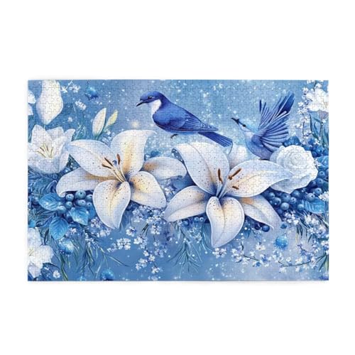 Puzzle 500 Teile, Puzzle Erwachsene, Holzpuzzle Vogel Impossible Jigsaw, Clevere Rätsel, HD Farbe Jigsaw mit Geschenkbox Verpackung for Aesthetic Room Decor, Geschenke für Frauen Lilie 52x38cm p-1256 Puzzle 500 Teile, Puzzle Erwachsene, Holzpuzzle Vogel Impossible Jigsaw, Clevere Rätsel, HD Farbe Jigsaw mit Geschenkbox Verpackung for Aesthetic Room Decor, Geschenke für Frauen Lilie 52x38cm p-1256 von Yuammgxi