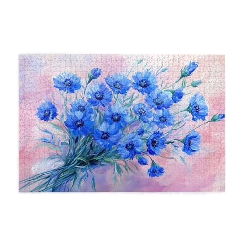Puzzle Blume Puzzle 1000 Teile, Holzpuzzle Erwachsene Blau 75x50cm Jigsaw Groß, Geschicklichkeitsspiel für die Ganze Familie Erholung und Entspannung, DIY Jigsaw Geschenke für Home Decor p-1427 Puzzle Blume Puzzle 1000 Teile, Holzpuzzle Erwachsene Blau 75x50cm Jigsaw Groß, Geschicklichkeitsspiel für die Ganze Familie Erholung und Entspannung, DIY Jigsaw Geschenke für Home Decor p-1427 von Yuammgxi