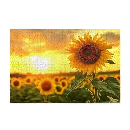 Puzzle Blume Puzzle 1000 Teile, Holzpuzzle Erwachsene Sonnenuntergang 75x50cm Jigsaw Groß, Geschicklichkeitsspiel für die Ganze Familie Erholung und Entspannung, Jigsaw Geschenke für Home Decor p-629 Puzzle Blume Puzzle 1000 Teile, Holzpuzzle Erwachsene Sonnenuntergang 75x50cm Jigsaw Groß, Geschicklichkeitsspiel für die Ganze Familie Erholung und Entspannung, Jigsaw Geschenke für Home Decor p-629 von Yuammgxi