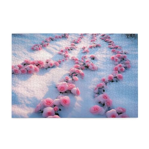 Puzzle Blume Puzzle 1000 Teile, Holzpuzzle Erwachsene Winter 75x50cm Jigsaw Groß, Geschicklichkeitsspiel für die Ganze Familie Erholung und Entspannung, DIY Jigsaw Geschenke für Home Decor p-287 Puzzle Blume Puzzle 1000 Teile, Holzpuzzle Erwachsene Winter 75x50cm Jigsaw Groß, Geschicklichkeitsspiel für die Ganze Familie Erholung und Entspannung, DIY Jigsaw Geschenke für Home Decor p-287 von Yuammgxi