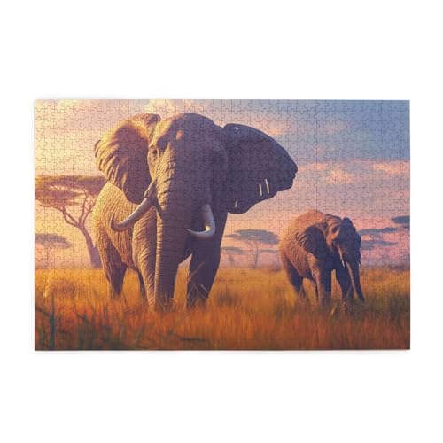 Puzzle Elefant Puzzle 1000 Teile, Holzpuzzle Erwachsene Landschaft 75x50cm Jigsaw Groß, Geschicklichkeitsspiel für die Ganze Familie Erholung und Entspannung, Jigsaw Geschenke für Home Decor p-1229 Puzzle Elefant Puzzle 1000 Teile, Holzpuzzle Erwachsene Landschaft 75x50cm Jigsaw Groß, Geschicklichkeitsspiel für die Ganze Familie Erholung und Entspannung, Jigsaw Geschenke für Home Decor p-1229 von Yuammgxi