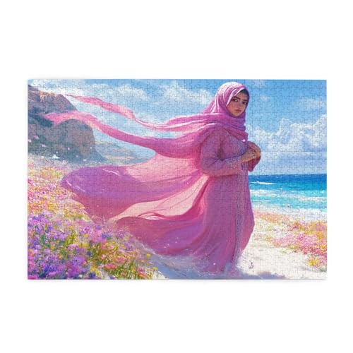 Puzzle Frau Puzzle 1000 Teile, Holzpuzzle Erwachsene Strand 75x50cm Jigsaw Groß, Geschicklichkeitsspiel für die Ganze Familie Erholung und Entspannung, DIY Jigsaw Geschenke für Home Decor p-447 Puzzle Frau Puzzle 1000 Teile, Holzpuzzle Erwachsene Strand 75x50cm Jigsaw Groß, Geschicklichkeitsspiel für die Ganze Familie Erholung und Entspannung, DIY Jigsaw Geschenke für Home Decor p-447 von Yuammgxi