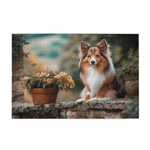 Puzzle Hund Puzzle 1000 Teile, Holzpuzzle Erwachsene Ländlich 75x50cm Jigsaw Groß, Geschicklichkeitsspiel für die Ganze Familie Erholung und Entspannung, DIY Jigsaw Geschenke für Home Decor p-1608 Puzzle Hund Puzzle 1000 Teile, Holzpuzzle Erwachsene Ländlich 75x50cm Jigsaw Groß, Geschicklichkeitsspiel für die Ganze Familie Erholung und Entspannung, DIY Jigsaw Geschenke für Home Decor p-1608 von Yuammgxi