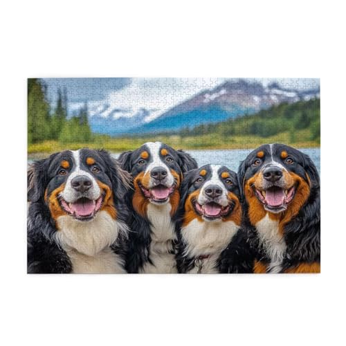 Puzzle Hund Puzzle 1000 Teile, Holzpuzzle Erwachsene Landschaft 75x50cm Jigsaw Groß, Geschicklichkeitsspiel für die Ganze Familie Erholung und Entspannung, DIY Jigsaw Geschenke für Home Decor p-328 Puzzle Hund Puzzle 1000 Teile, Holzpuzzle Erwachsene Landschaft 75x50cm Jigsaw Groß, Geschicklichkeitsspiel für die Ganze Familie Erholung und Entspannung, DIY Jigsaw Geschenke für Home Decor p-328 von Yuammgxi