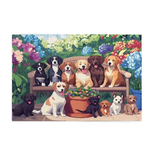 Puzzle Hund Puzzle 1000 Teile, Holzpuzzle Erwachsene Landschaft 75x50cm Jigsaw Groß, Geschicklichkeitsspiel für die Ganze Familie Erholung und Entspannung, DIY Jigsaw Geschenke für Home Decor p-1659 Puzzle Hund Puzzle 1000 Teile, Holzpuzzle Erwachsene Landschaft 75x50cm Jigsaw Groß, Geschicklichkeitsspiel für die Ganze Familie Erholung und Entspannung, DIY Jigsaw Geschenke für Home Decor p-1659 von Yuammgxi
