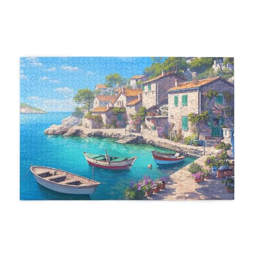 Puzzle Italien Puzzle 1000 Teile, Holzpuzzle Erwachsene Boot 75x50cm Jigsaw Groß, Geschicklichkeitsspiel für die Ganze Familie Erholung und Entspannung, DIY Jigsaw Geschenke für Home Decor p-1000 Puzzle Italien Puzzle 1000 Teile, Holzpuzzle Erwachsene Boot 75x50cm Jigsaw Groß, Geschicklichkeitsspiel für die Ganze Familie Erholung und Entspannung, DIY Jigsaw Geschenke für Home Decor p-1000 von Yuammgxi