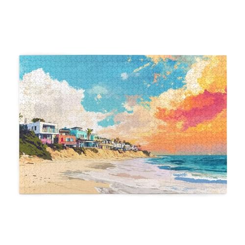 Puzzle Italien Puzzle 1000 Teile, Holzpuzzle Erwachsene Strand 75x50cm Jigsaw Groß, Geschicklichkeitsspiel für die Ganze Familie Erholung und Entspannung, DIY Jigsaw Geschenke für Home Decor p-321 Puzzle Italien Puzzle 1000 Teile, Holzpuzzle Erwachsene Strand 75x50cm Jigsaw Groß, Geschicklichkeitsspiel für die Ganze Familie Erholung und Entspannung, DIY Jigsaw Geschenke für Home Decor p-321 von Yuammgxi